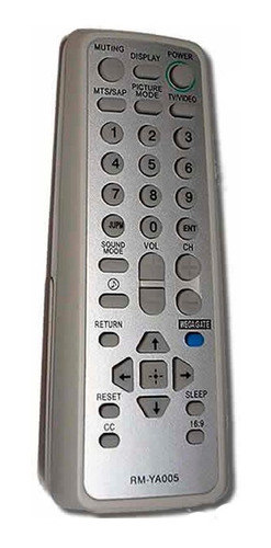 Control Remoto Tv De Tubo Para Sony Tv-155