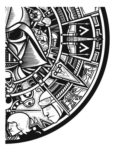 Vectores Calendario Azteca Marvel Star Wars Y Simpsons Mercado Libre calendario azteca star wars
