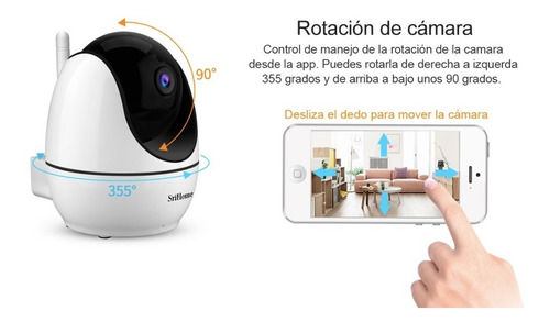 Cámara Ip 1080p Hd Wifi Audio De 2 Vías Visión Nocturna