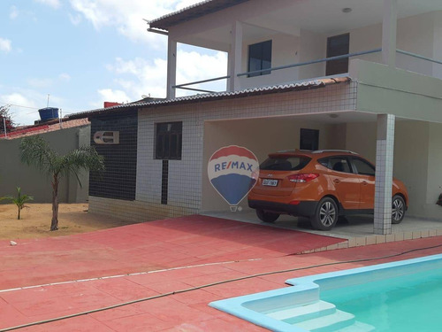 Excelente Casa Com 3 Dormitórios, Com Closet E Piscina À Venda, 577m² - San Vale - Natal/rn. - Ca0139
