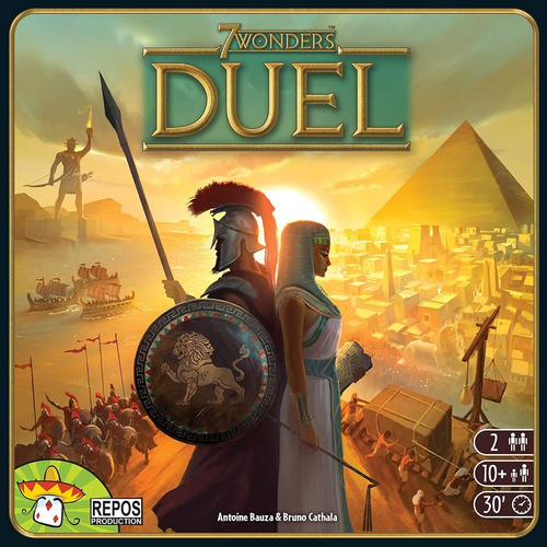 Juego de cartas 7 wonders Duel Repos Production Galápagos Jogos 7WO101