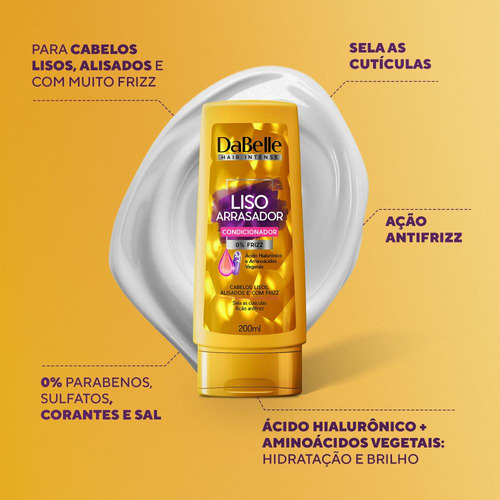 Dabelle Kit Defrizante 4 Produtos - Liso Arrasador