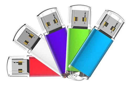 Paquete De 5 Pendrives Memoria De 16 Gb | Usb 3.0 / Colores