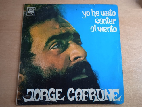 Jorge Cafrune Disco Vinilo Yo He Visto Cantar Al Viento