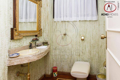 Imagem 18 de 30 de Cobertura Duplex Extraordinária À Venda Com 4 Suítes, 5 Salas, Piscina E Incrível Área Gourmet, 390 M² Por R$ 2.700.000 - Ponta Da Praia - Santos/sp - Co0095