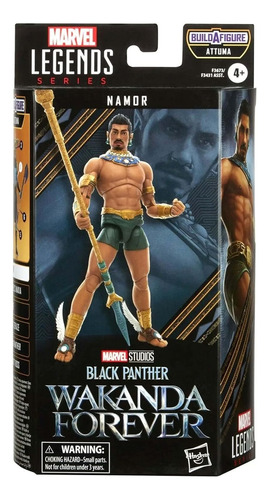 Boneco Marvel Legends Series Namor (caixa Danificada)