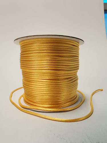 Cola De Rata 2mm Rollo 100 Metros Diferentes Colores Amarillo Cola De Rata Lisa