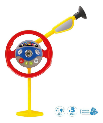 Imagen 2 de 9 de Volante Para Bebés Para Auto Mi Pequeño Conductor 6662