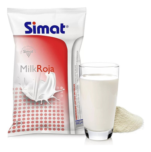 Leche Milk Roja Desnatada, Pack 10 Bolsas De 500 G (españa)