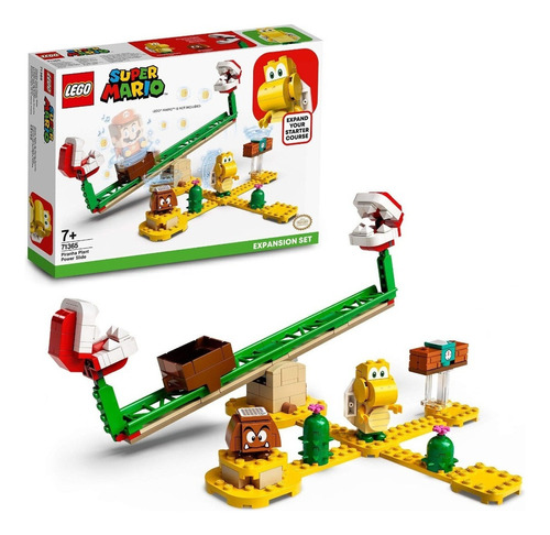 Set de construcción Lego Super Mario Piranha plant power slide expansion set 217 piezas  en  caja