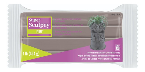 Super Sculpey Gris Firm 454 Gr.