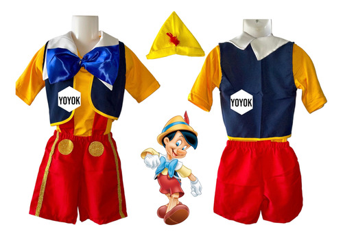 Disfraz Pinocho Personajes De Cuentos Para Niños