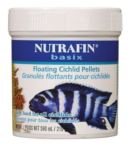 Nutrafin Basix Cichlid 210gr Alimento Para Peces Ciclidos