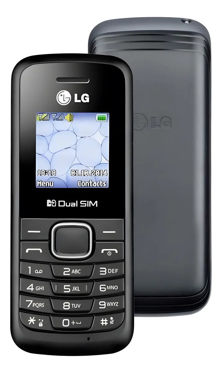 Celular LG B220 Simples Idoso Lanterna Radio Dois Chips 3g Preto