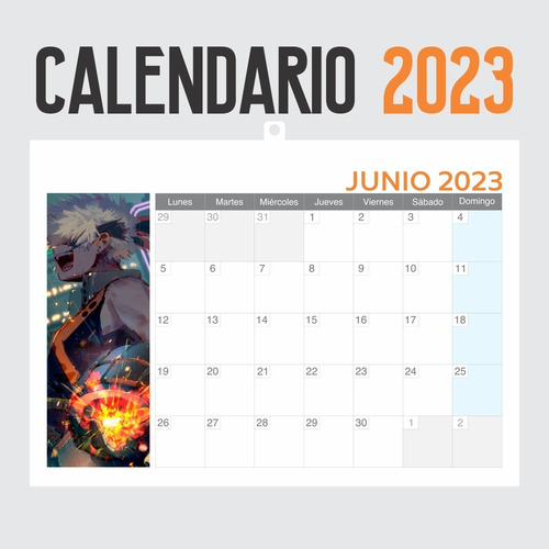 Imagen 3 de 6 de Calendario 2023 Anime Boku No Hero Academia - Animeras