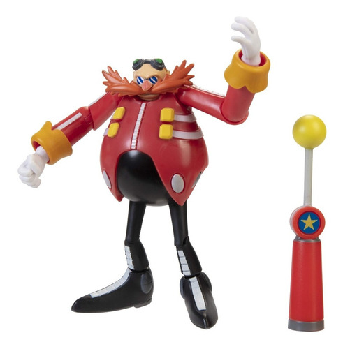 Novo Boneco Sonic The Hedgenog Dr Eggman Articulado 