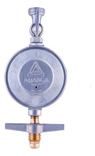 Regulador Gás Aliança 503/10 Rosca 1/2 1kg/h 2,8 Kpa