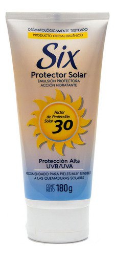 Protector Solar Six® F30 180g