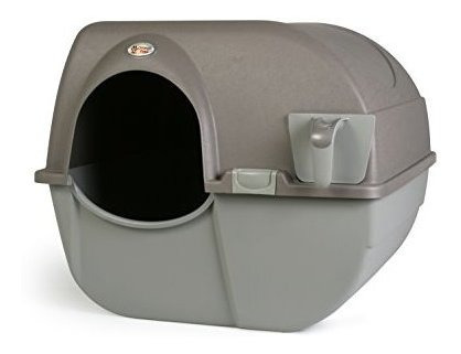 Omega Paw Roll N Clean Nueva Caja De Arena, Marron, Grande