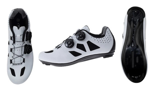 Zapatilla Ciclismo Ruta Gw Dark Side R16026 Blanco