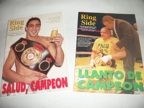 Camp. Mundiales Argentinos Boxeo Chacon,, Balbi, Etc. Por 3