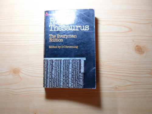 Imagen 1 de 3 de Roget's Thesaurus Everyman Edition - Dc Browning