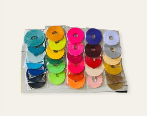 30 Colores Diferentes De Papel Para Filigrana 3 Mm .