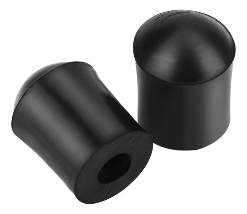 2 Topes De Punta De Goma Para Contrabajo, Protector Negro