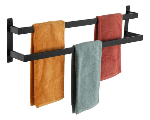 Kokosiri Toalleros Negros Toalleros De Baño 32 Pulgadas Baño