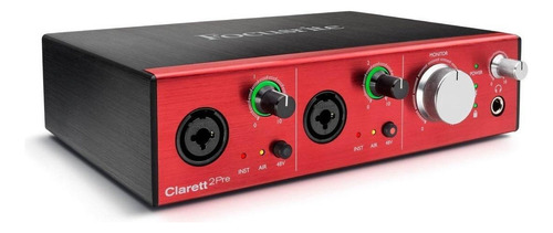 Interfaz de audio Focusrite Clarett Thunderbolt 2Pre 127V