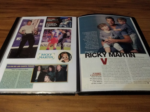 Ricky Martin * Carpeta Recortes Revistas Clippings (Usado)