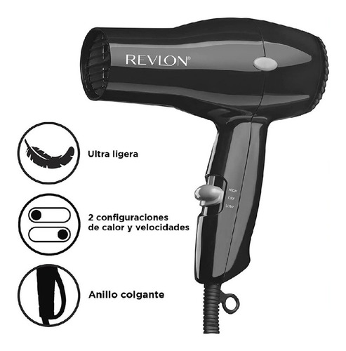 Secadora de cabello Revlon Essentials RVDR negra