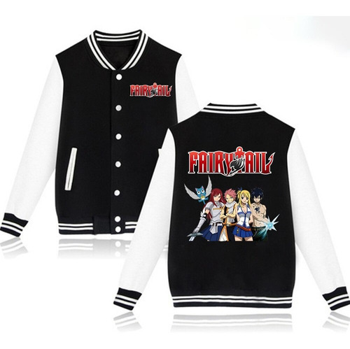 Chaqueta De Béisbol Anime Fairy Tail Mujer Hombre Niños Niña