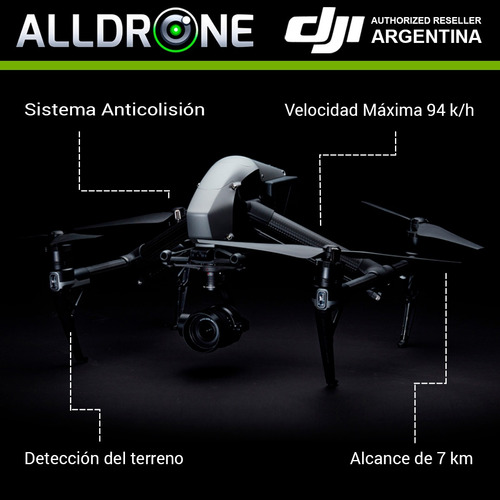 Dji Inspire 2 + Zenmuse X7 Camara Cinema Drone Profesional