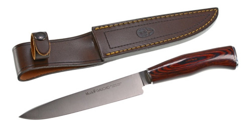 Cuchillo Muela Gaucho 16r Madera Funda Caza España