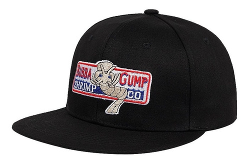 Gorra Snapback - Bubba Gump - Negra - (forest Gump) 