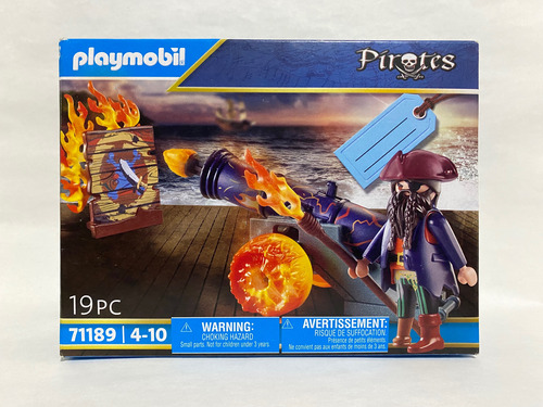 Playmobil Pirates Cañon Del Pirata 19 Pcs Mod 71189
