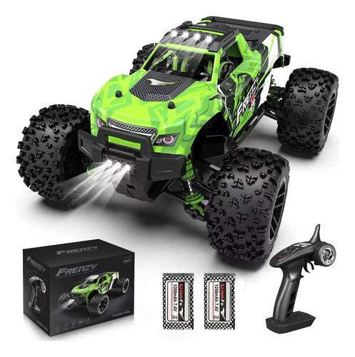 Auto Rc Todo Terreno Eléctrico 4wd 36kph 2.4ghz 4x4 2 Baterí