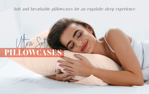 Juego De 4 Fundas De Almohada De Microfibra Resistentes