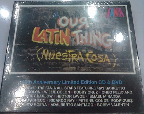 Nuestra Cosa Latina. 40 Anniversario. Cd/dvd Nuevo. Qqp. Ag.