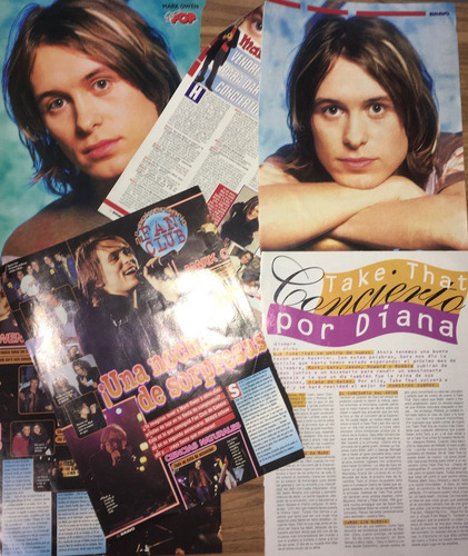Take That (integrantes) Lote Notas De Revistas Posters (Usado)