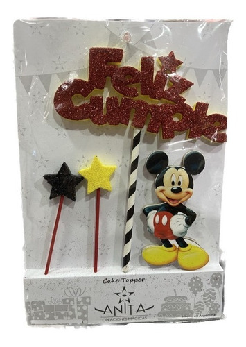 Topper Adorno Para Torta - Mickey