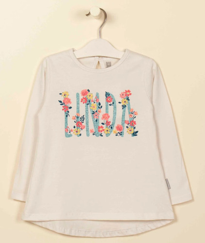 Remera Nena M/l Linda, Mimo & Co