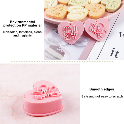 Juego De Cortadores De Galletas Para El Día De San Valentín