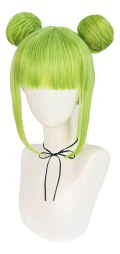 Peluca Verde Pistache Con 2 Pin Astrum Design Mia