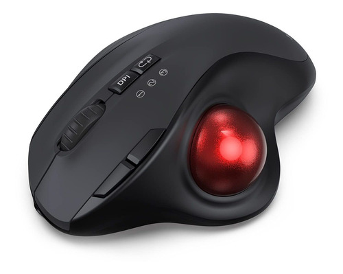 Kkuod Mouse Inalámbrico Trackball De 2.4 G + Dual Bluetooth,