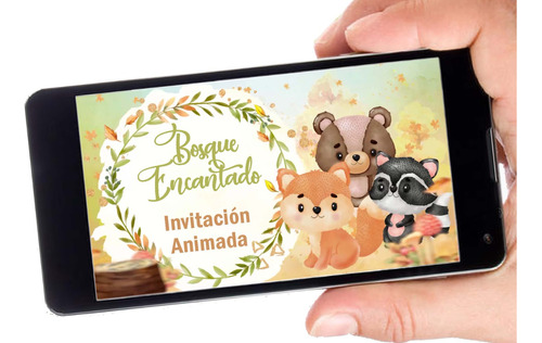 Invitación Animada Bosque Encantado 1