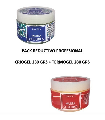 Pack Reductivo Criogel 280 Grs + Termogel 280 Grs Cosedeb 