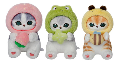 Juguete De Peluche Mofusand Shark Cat Forest Series Para Gat