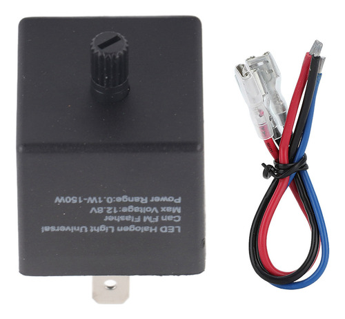 Relé Intermitente Luz Señal Led Ajustable De 12v 24v 3 Pines